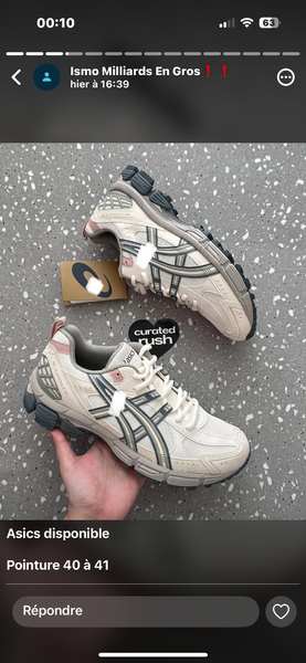 Chaussures de sport Asics tendance