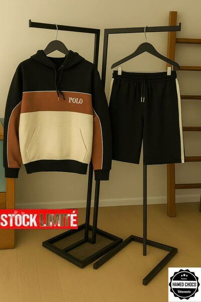 Ensemble Hoodie et Short Polo