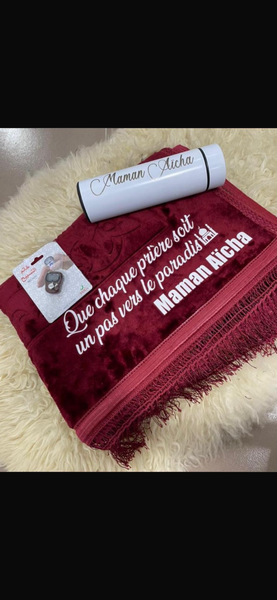 Tapis de prière personnalisé