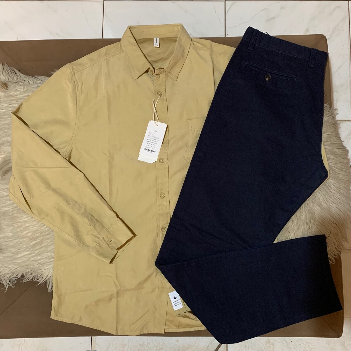 Long sleeves and trousers