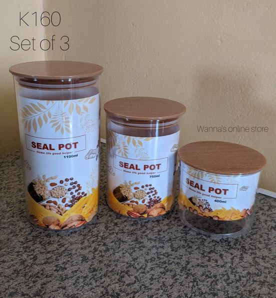 3pc food storage organizer