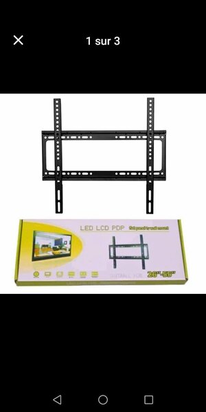 Support TV mural LED/LCD 26-65"