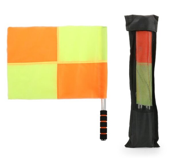 Football Linesman Referee Flag Wind-resistant and Anti-core.