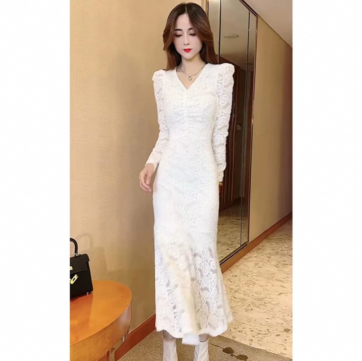 Платье белый