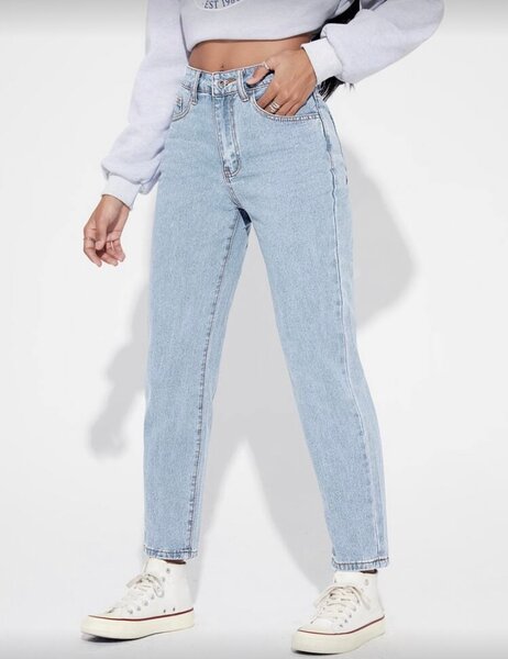 Jeans taille haute femme