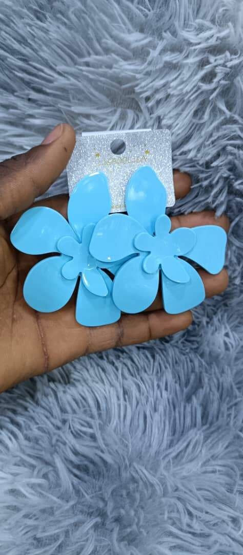 Boucles d'oreilles fleurs