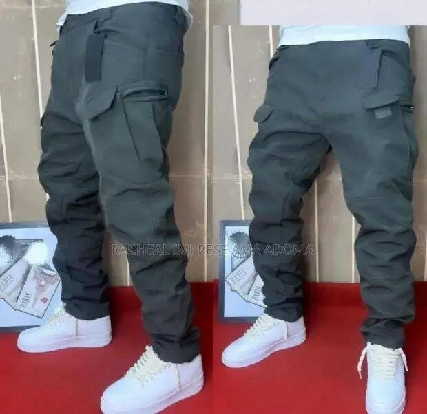 Solid waterproof joggers