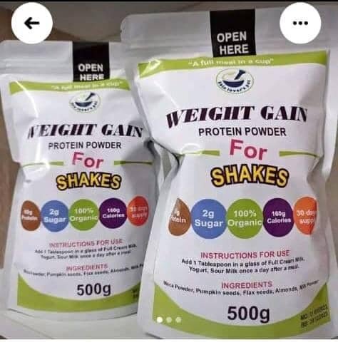  Weight gain protein powder