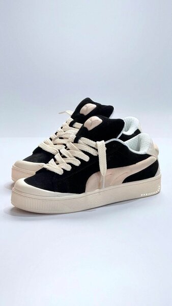 Baskets Puma Noir et Beige
