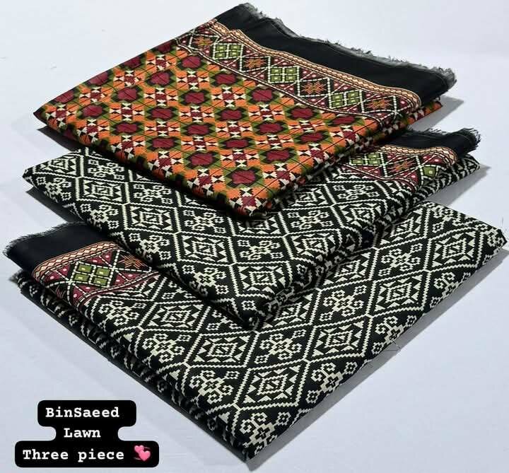 Bin saeed printed lawn