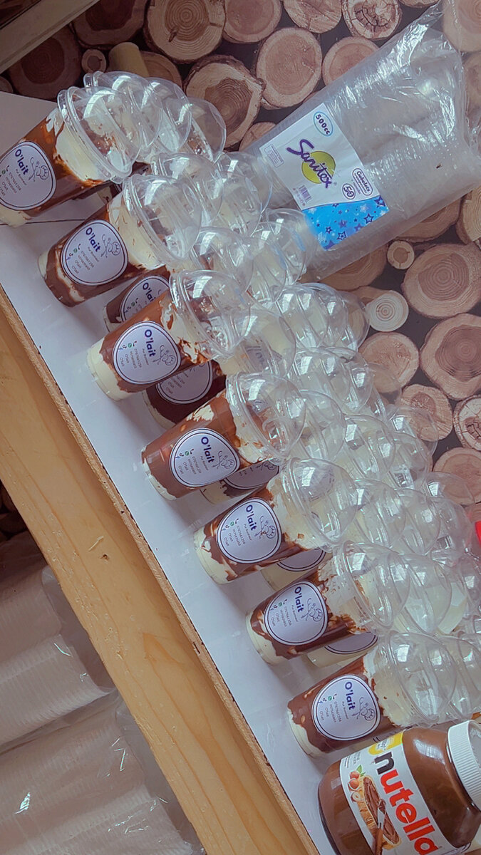 Desserts glacés Nutella