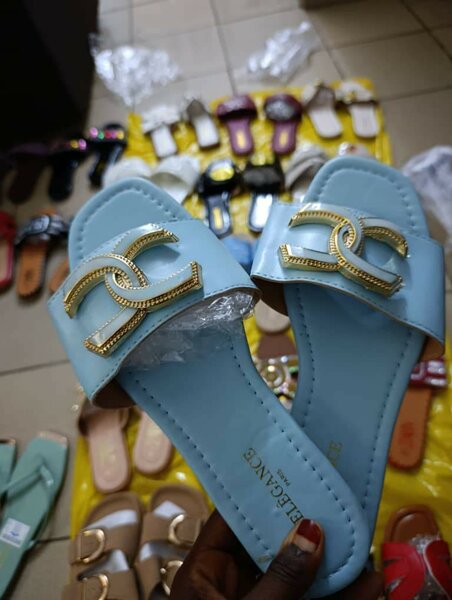 Sandales bleues fashion femme