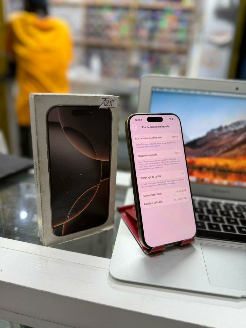 iPhone 16 pro 128Go 2puces