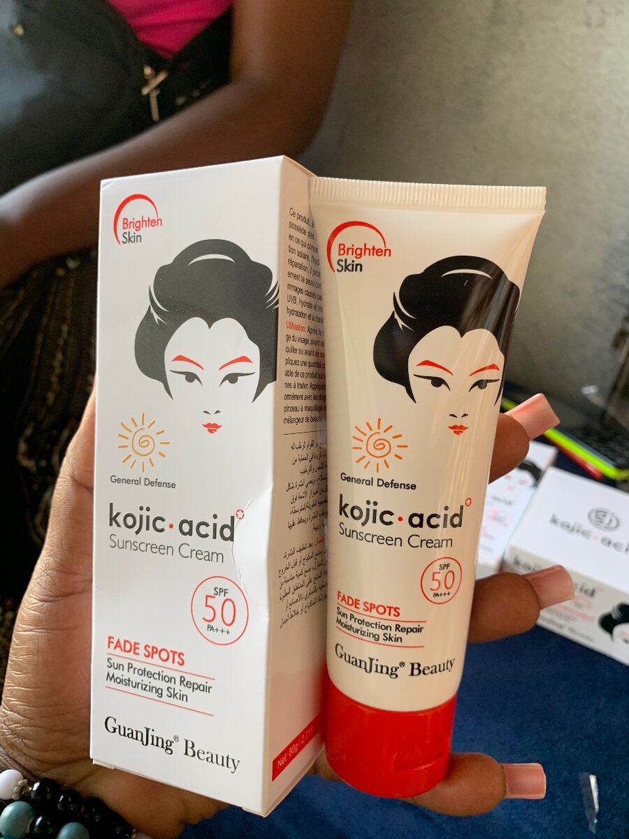 Kojic sunscreen