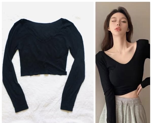 Salaula crop tops and tops