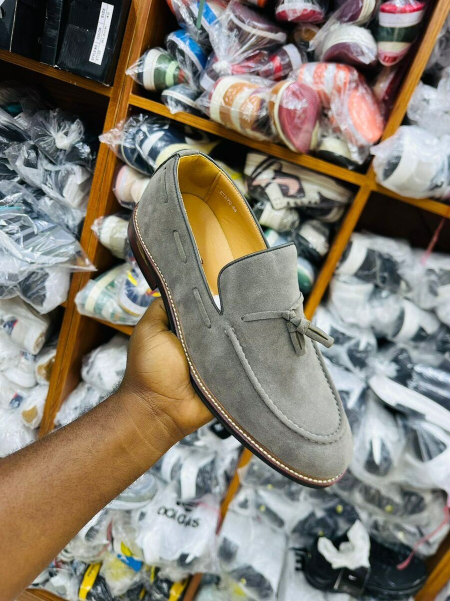 Mocassins en daim pour homme