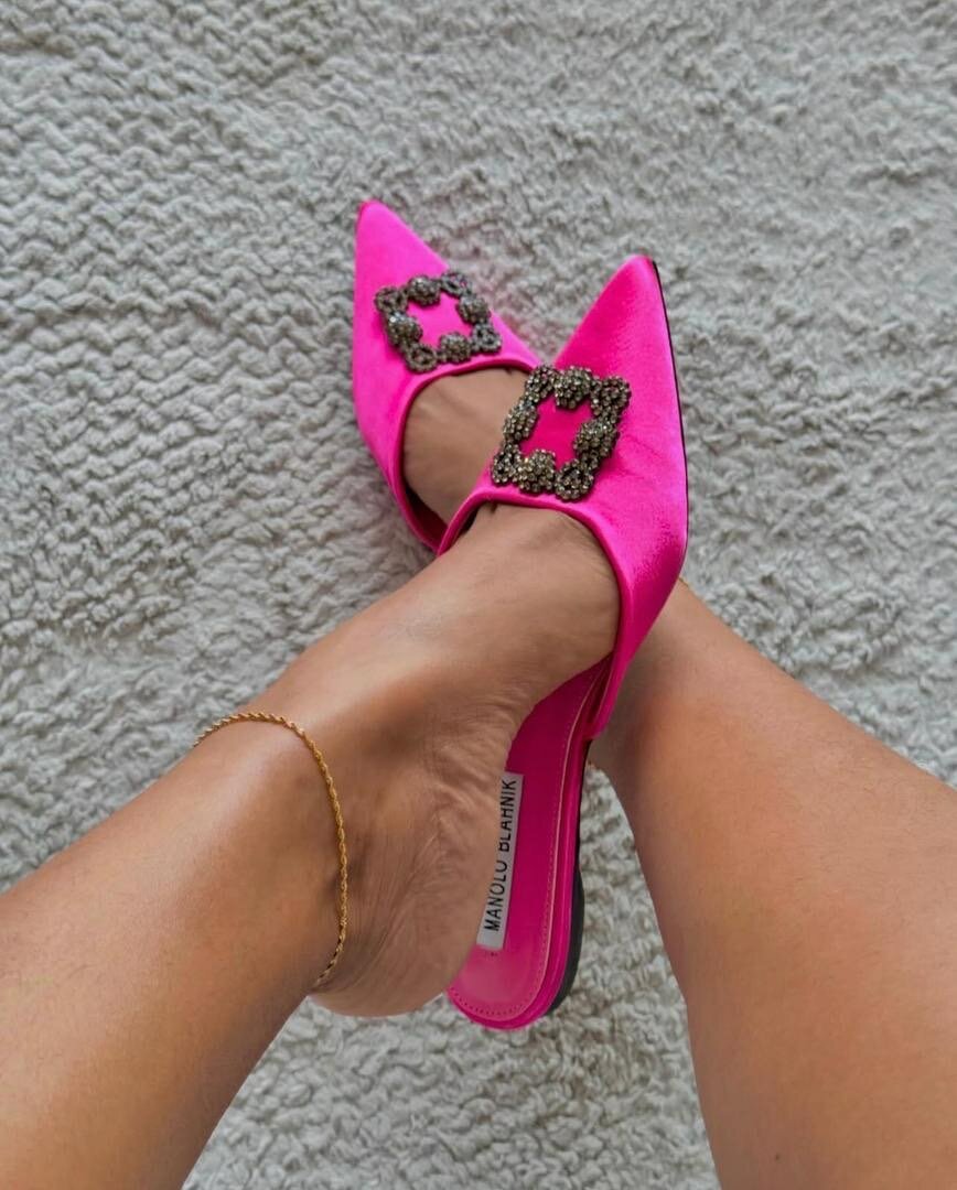 Ladies Flat half shoe