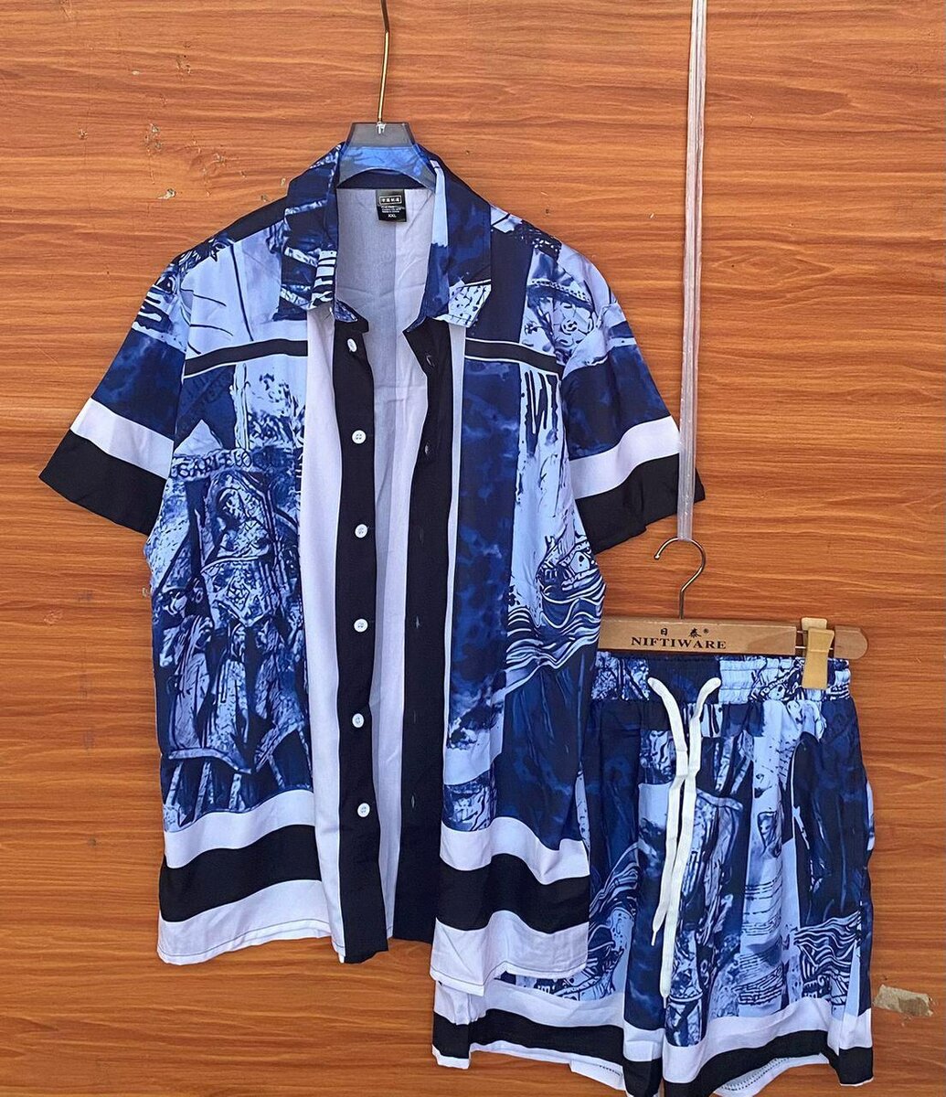 Stock summer top and down