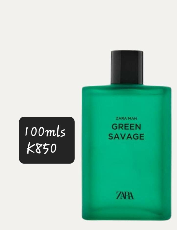 zara man green savage