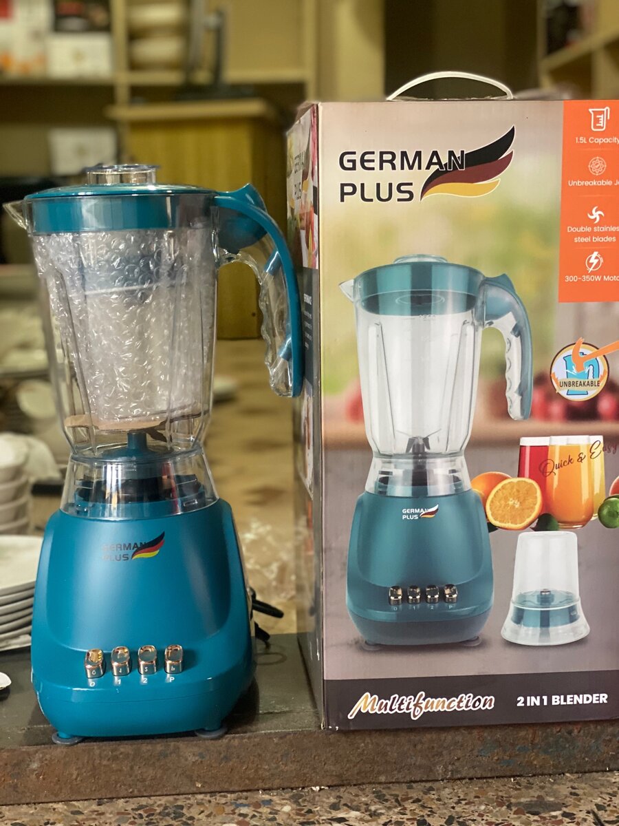 German plus 2 in 1 Blender and Grinder