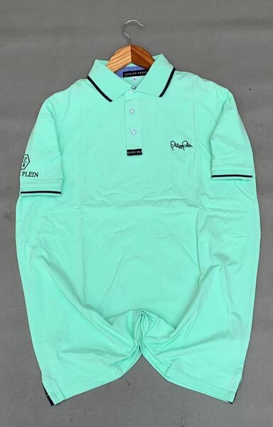 Polo Vert Classique Homme