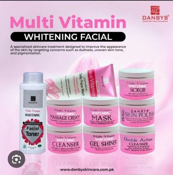 Danbys Multi Vitamin Whitening Facial Complete Set 90gm