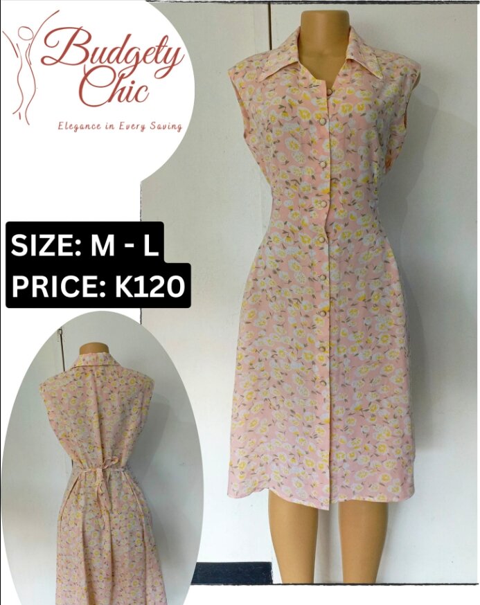 Chic women's dress color s -m