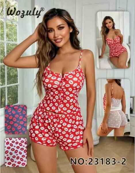 Tenue pyjama femme cœur