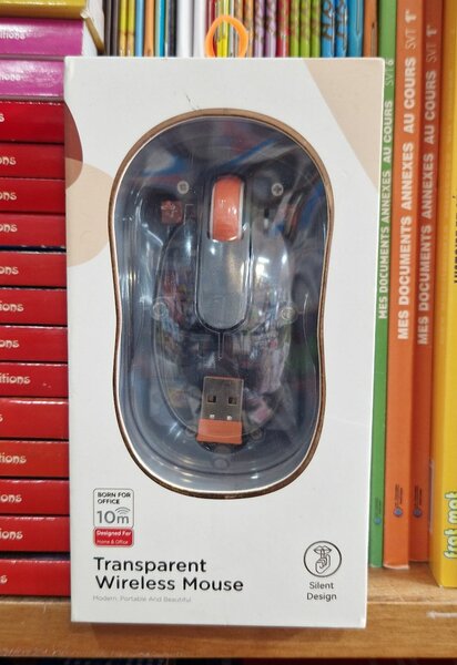 Souris Sans Fil Transparente