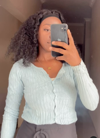  Short knitted cardigan with buttons sky blue  size:M