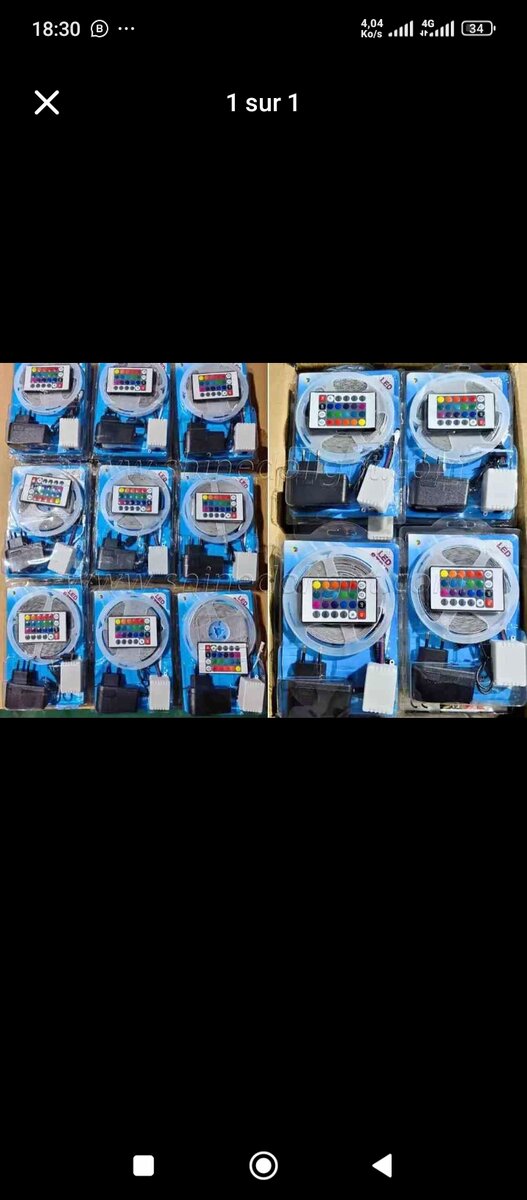 Ruban led avec 3 couleurs