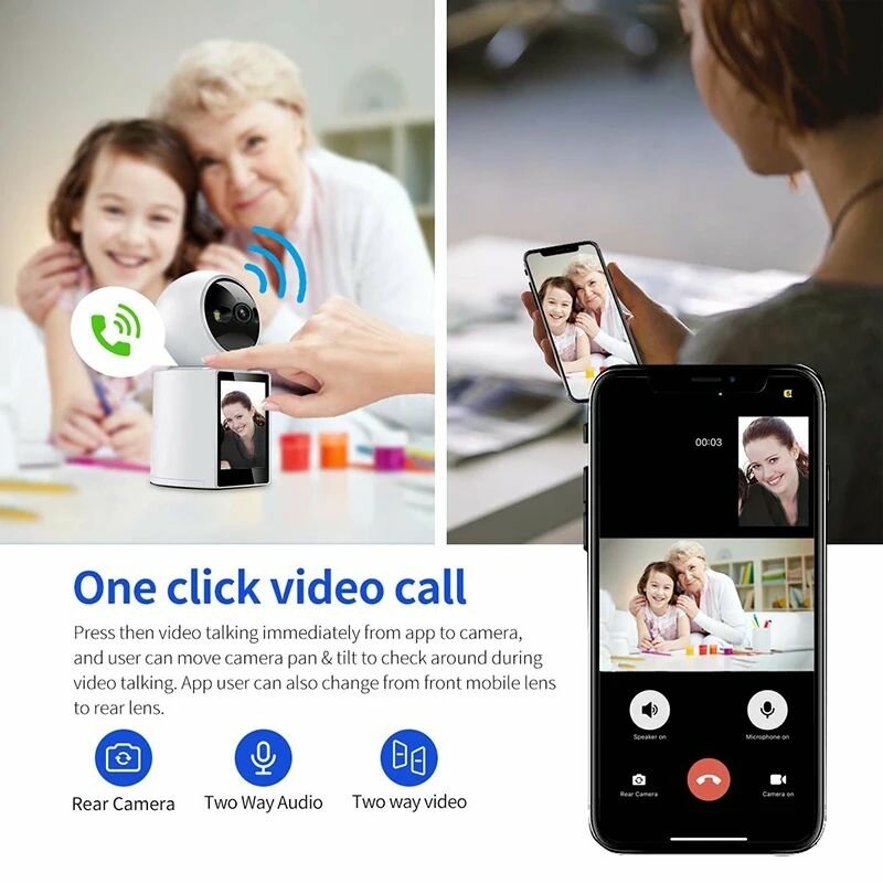 Baby monitoring mini 2way remote view