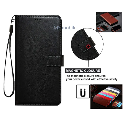 VIVO_S1 Case, Premium PU Leather Magnetic Shockproof Book Stand Folio Flip Wallet Case Cover with Card Holder
