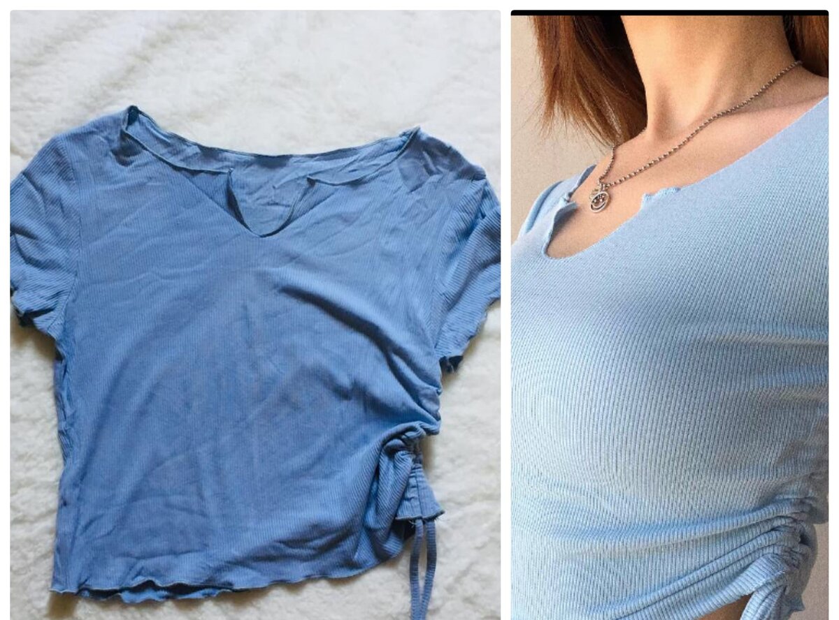 Salaula crop tops and tops