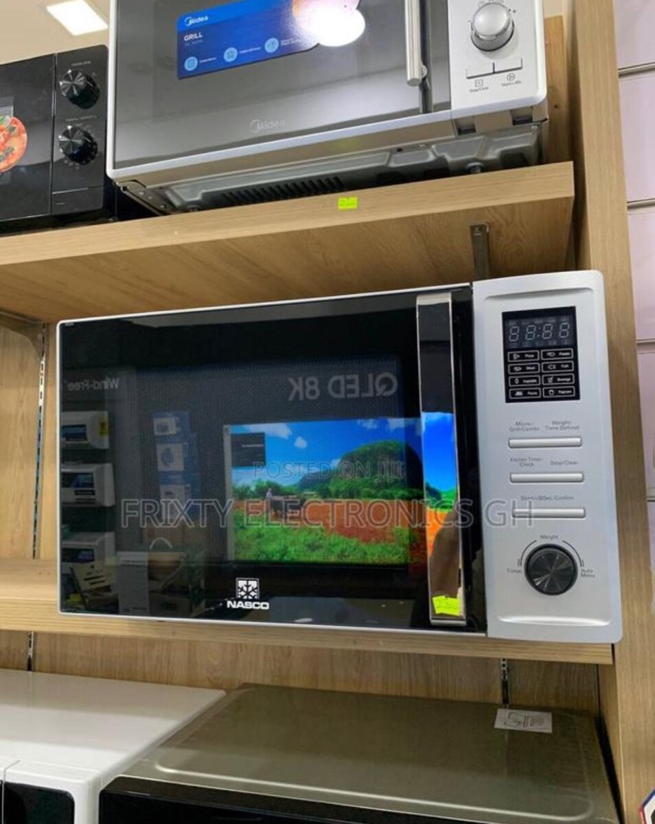 Nasco 36L Microwave Grill Silver 1100W