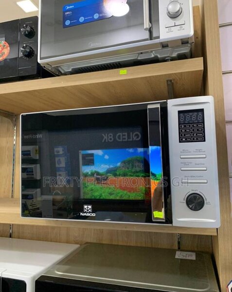 Nasco 36L Microwave Grill Silver 1100W