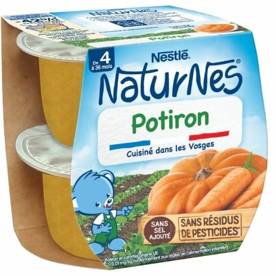 Nestlé purée potiron