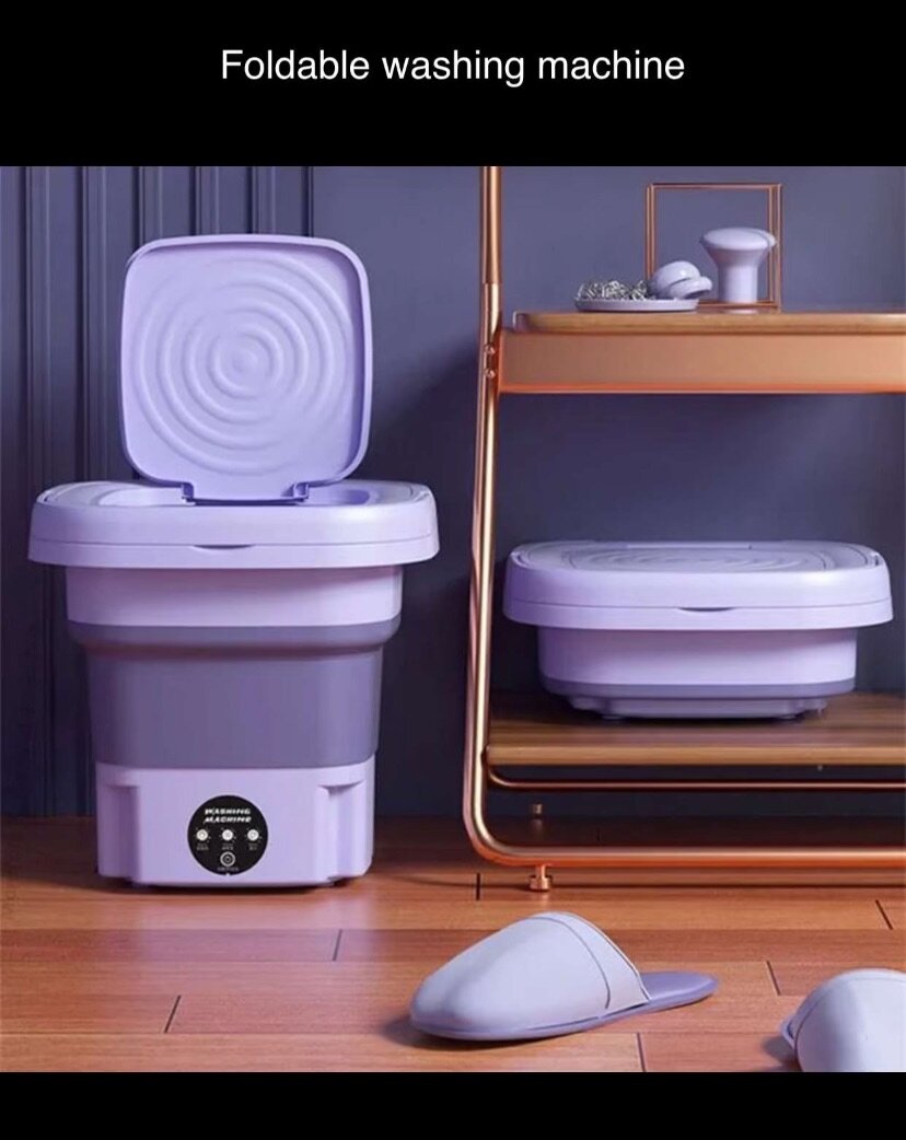 Foldable washing machine