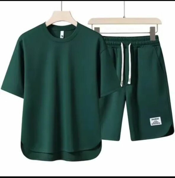 Ensemble Short et T-shirt Vert
