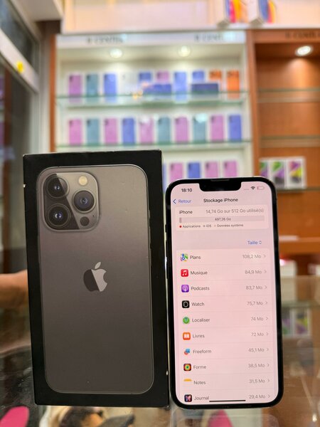 13 pro 512 giga tout est dori