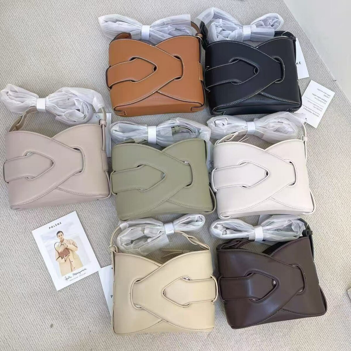 Sac à main en cuir tressé