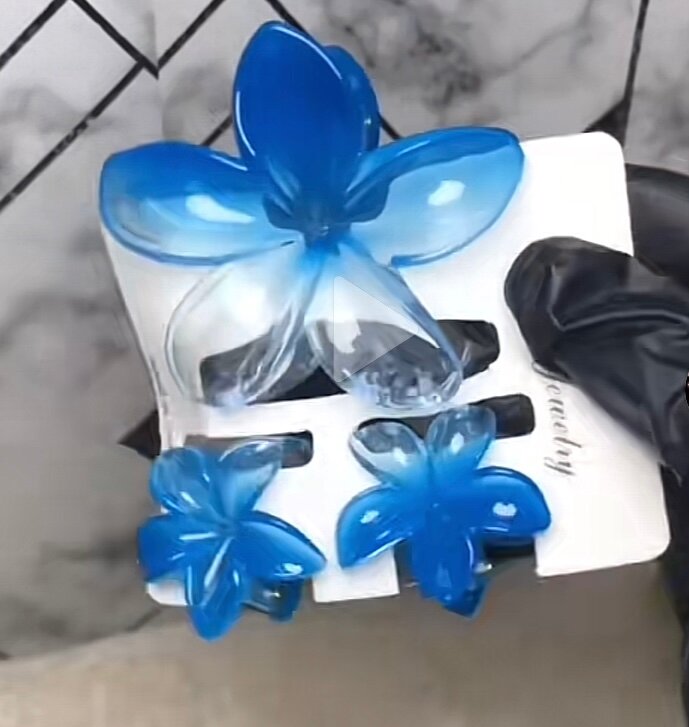 Pince à cheveux fleur élégante