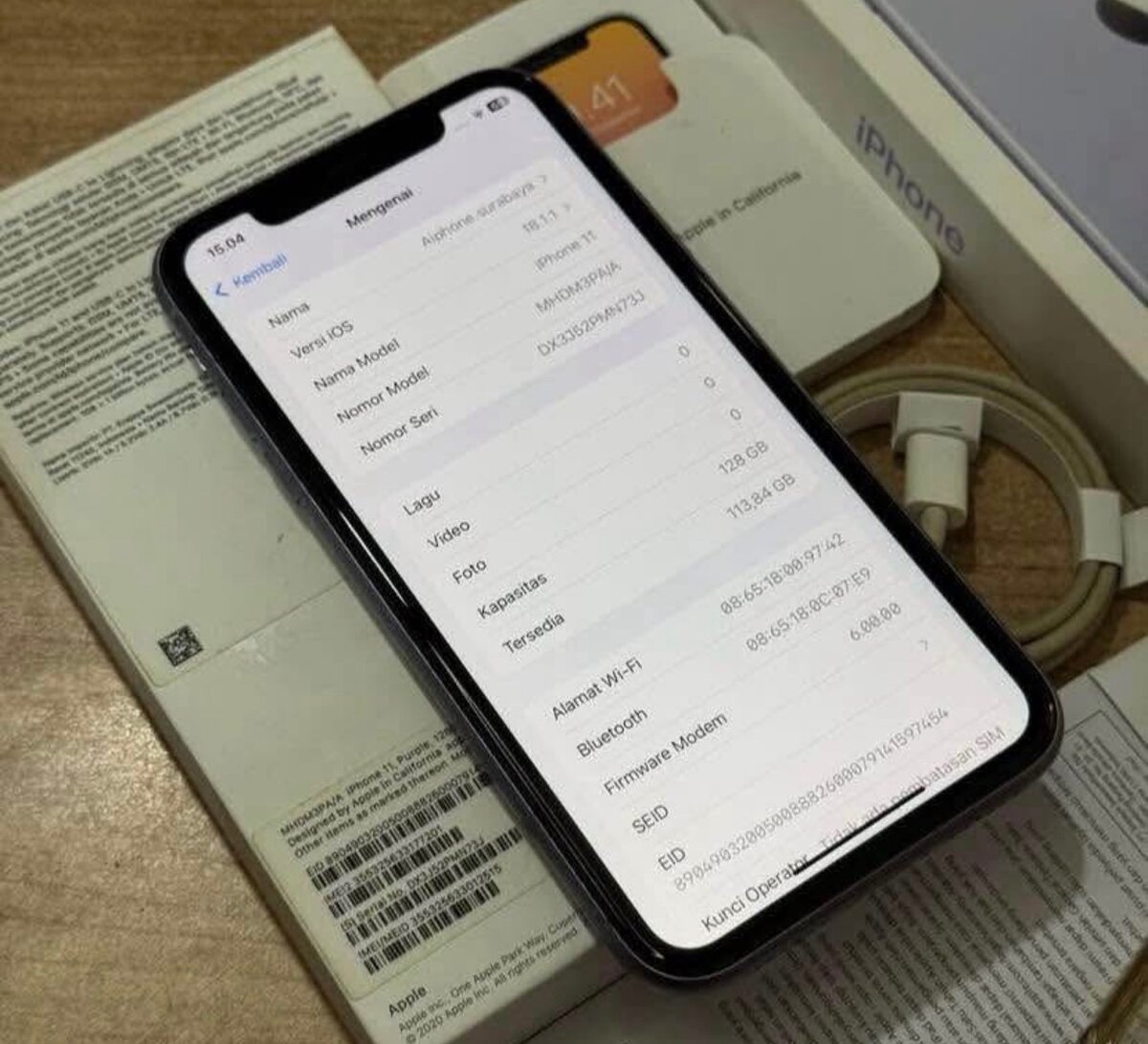 iPhone 11 Violet 128 Go