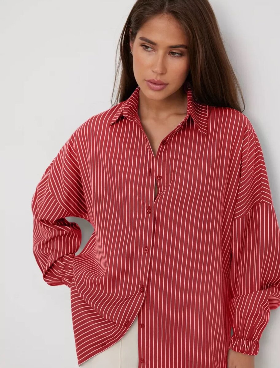 Женская рубашка оверсайз.Размеры S,M