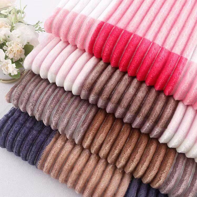 Plaid doux multicolore