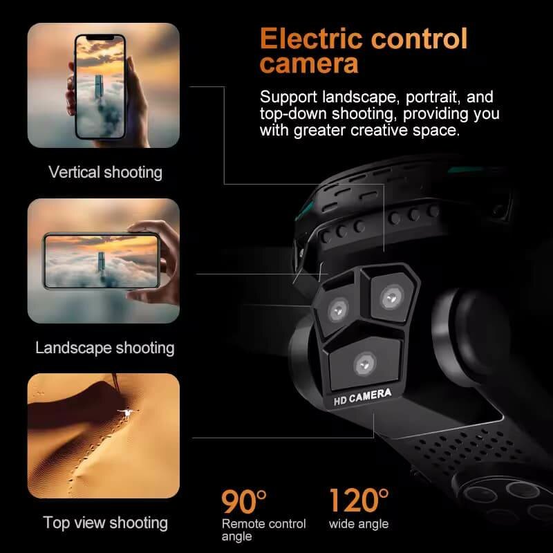 Drone professionnel, trois cam