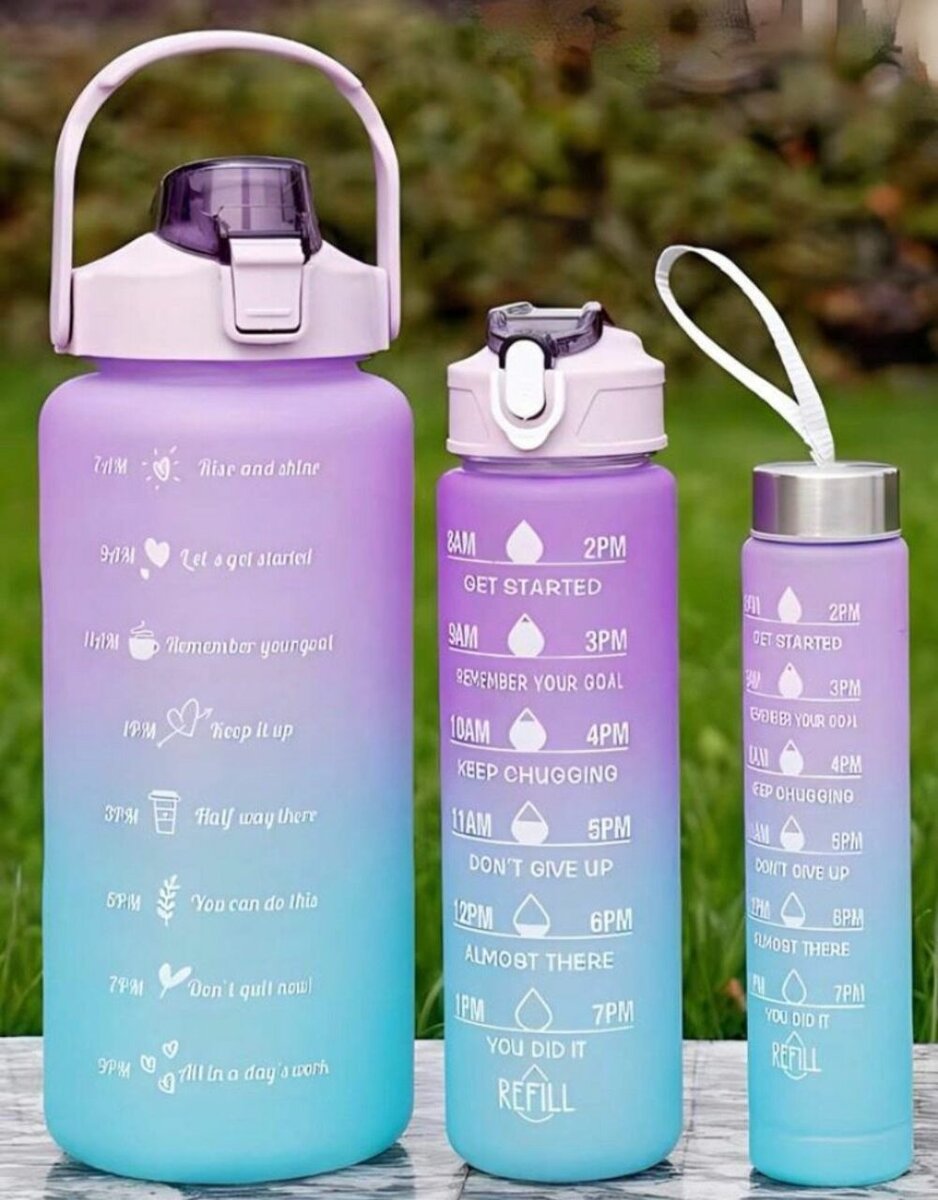 Bouteille d'eau motivation