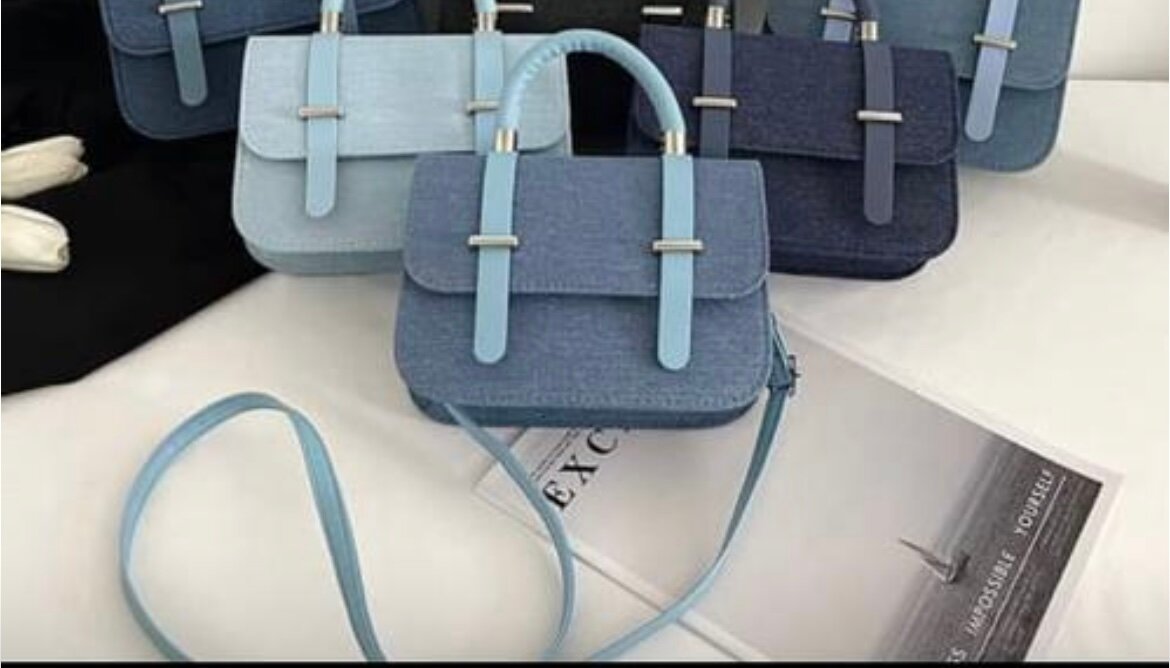 Sac bandoulière en denim