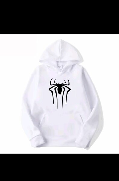 Hoodie à motif araignée