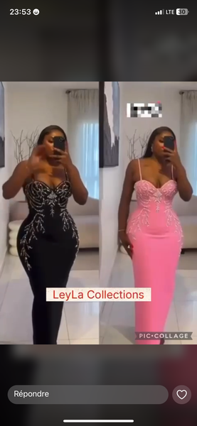 Robe soirée glamour